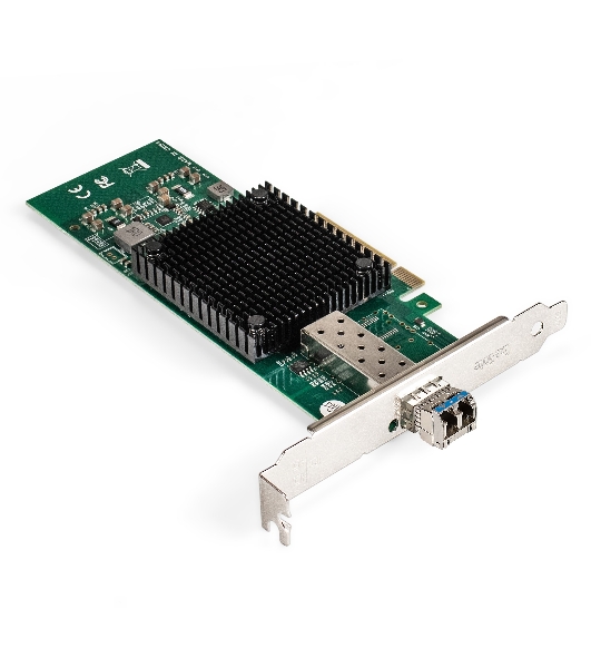 Комплект: Сетевой адаптер SFP+ ExeGate EXE-X520-DA1 + Трансивер Single-Mode до 10км EXT-10G-SM1310-LC2-10KM (EX296227RUS PCI-E x8 v2.0, порты 1x SFP+ 10Gb/s (10/5/2.5/1Gb/s, 100Mb/s), Server NIC Intel Chipset JL82599EN + EX298326RUS: Tx:1310/Rx:1310 нм, до 10 км, разъем Duplex LC)