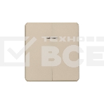 Выключатель KRANZ ROUND 2 кл проходной (переключатель) с подсветкой 10А с/у шелк KRANZ, фото 1