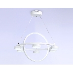 Светильник Ambrella light FL51772/2+6 WH белый 3000K/4200K/6400K 58W D600/380*1200 (ПДУ ИК), фото 1