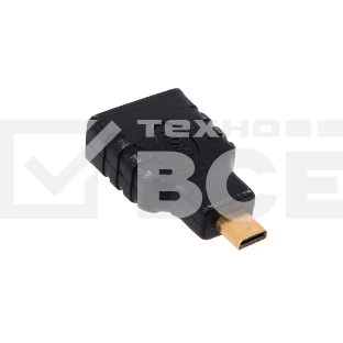 Переходник Gembird Переходник HDMI-microHDMI 19F/19M, золотые разъемы, пакет