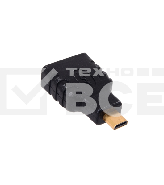 Переходник Gembird Переходник HDMI-microHDMI 19F/19M, золотые разъемы, пакет
