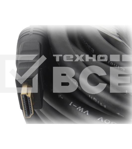 Кабель Cablexpert HDMI CC-HDMI4-30M, 19M/19M, v1.4, медь, позол.разъемы, экран, усилитель сигнала, 30м, черный, пакет