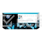 Картридж струйный HP F9K17A (HP 728) для DesignJet T730, T830. Голубой. 300 мл., фото2