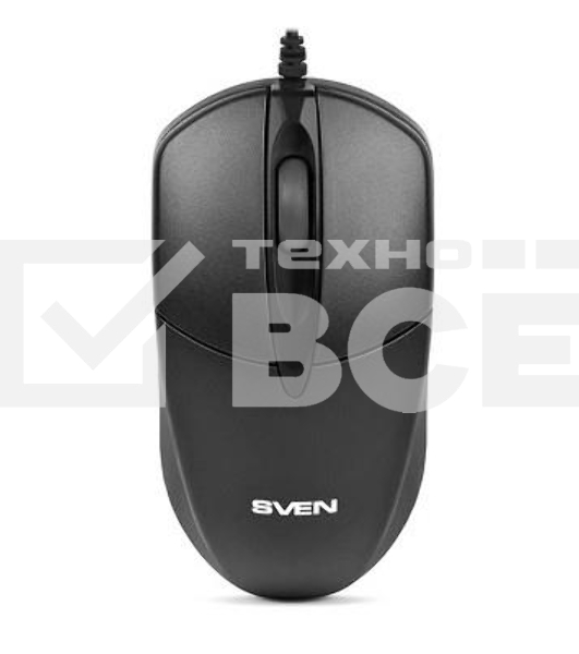 Мышь проводная SVEN RX-112 черный, 800 dpi, USB, кнопки - 3
