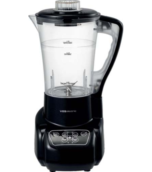 Мультиварка-блендер VES SK-A24-B, 1100 Вт (300 Вт+800 Вт), 1.7 л, 5 программ, черный
