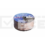 Кабель акустический Rexant 2х0,25 м м², прозрачный BLUELINE, бухта 100 м, фото2