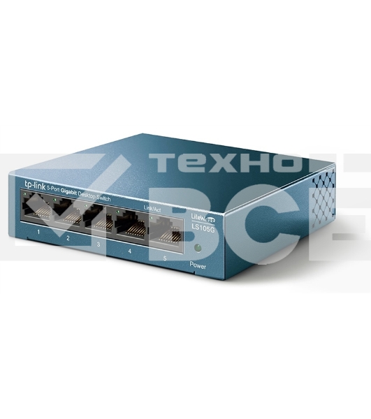 Коммутатор TP-Link 5 ports Giga Unmanagement switch, 5 10/100/1000Mbps RJ-45 ports