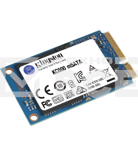 Накопитель SSD Kingston KC600, 1024GB, mSATA, R/W 550/520