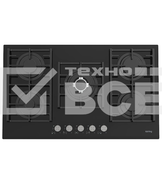 Газовая варочная панель Korting HGG 9835 CTN