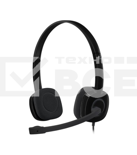 Наушники Logitech Headset H151 Stereo черный
