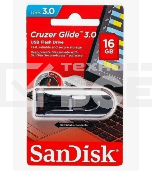 Флеш карта 16GB SanDisk CZ600 Cruzer, USB 3.0