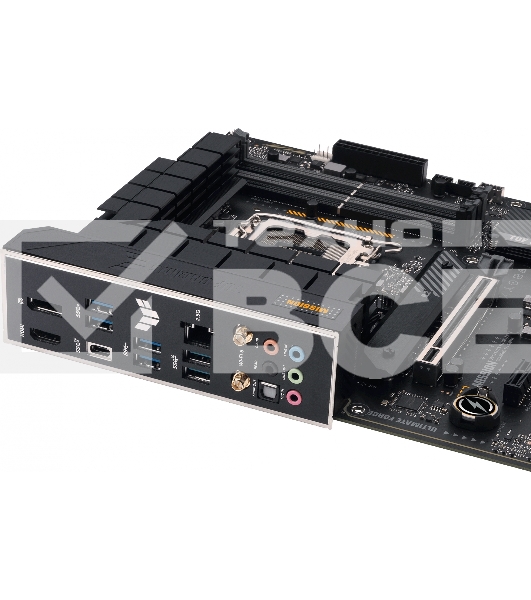 Материнская плата ASUS TUF GAMING H770-PRO WIFI, LGA 1700, Intel H770, 4xDDR5, 4xSATA, 4xM.2, 1xPCIe 5.0 x16, 1xPCIe 4.0 x4, 2xUSB-A 3.2 Gen 2, 4xUSB-A 3.2 Gen 1, 1xUSB-C 3.2 Gen 2x2, 1x2.5Gb LAN, 5x3.5 мм, 7.1, Standard-ATX