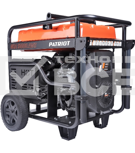 Электрогенератор бензиновый Patriot GRA 12000AWS, 12 кВт, 62 дБ, 155 кг