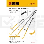 Лом-гвоздодер Denzel 600 мм, шестигранный 16 мм, окрашенный, сталь 65, фото 1