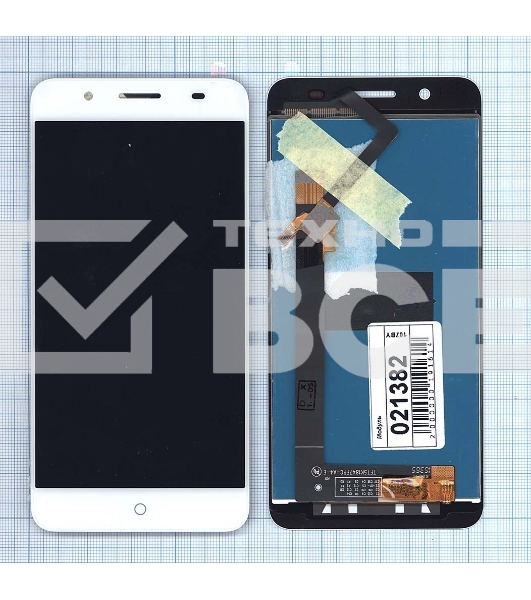 Дисплей для ZTE Blade A610 Plus белый