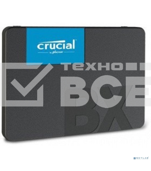 Накопитель SSD Crucial BX500, 500Gb, 2.5