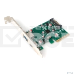 Контроллер USB  Gembird SPCR-02, в PCI, порты: 2 внешн. USB 3.0 Type-C, фото2