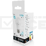 Лампа светодиодная Gauss Elementary 15Вт цок.:E27 груша 220B 4100K св.свеч.бел.нейт. A60 (упак.:10шт) (23225), фото6
