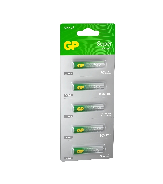 Алкалиновые батарейки GP Super Alkaline G-Tech 24А ААA - 1 шт. на отрывных блистерах