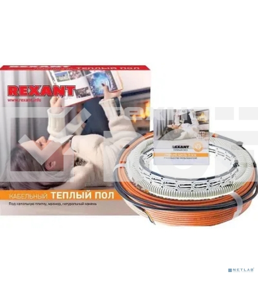 Теплый пол Standard RND -20-300 (300Вт/20м/ S обогрева, м2: 1,3-2,6) (двух жильный) 51-0513-3 Rexant