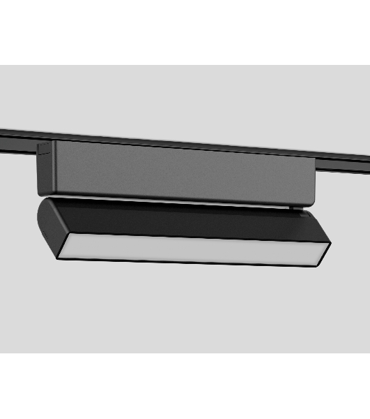 Светильник трековый светодиодный GV1486 BK черный IP20 10W 4200K 48V 230*26*80