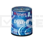 Диск DVD+R Verbatim 4.7Gb 16x Cake Box (100шт) (43551), фото 1
