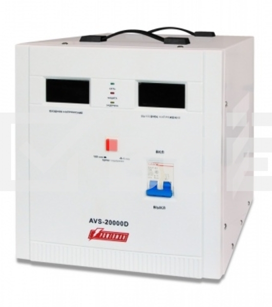 Стабилизаторы напряжения Powerman AVS 20000D White (220В±8% 20000ВА,120А,КПД 98%,циф. индикация вх./вых.)