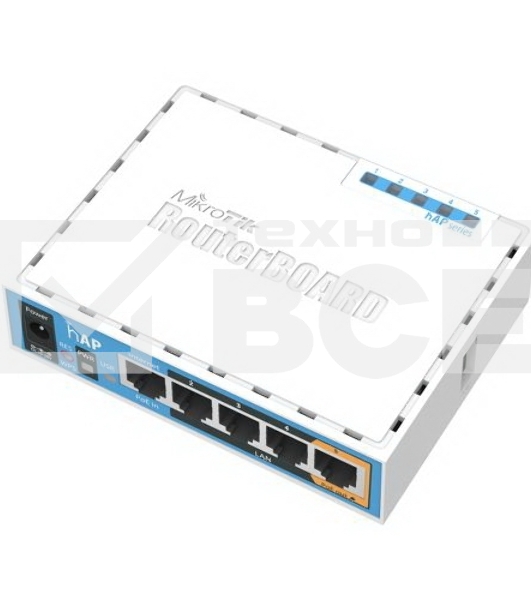 Точка доступа Mikrotik hAP RB951Ui-2nD RouterBOARD hAP