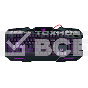 Клавиатура Defender Doom Keeper GK-100DL RUпроводная, USB, чёрный