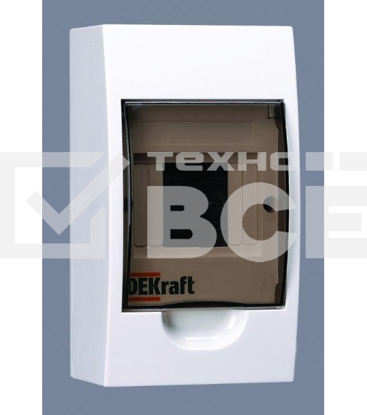 Корпус пластиковый навесной 4мод. IP41 ЩРН-П-4 DEKraft 31008DEK