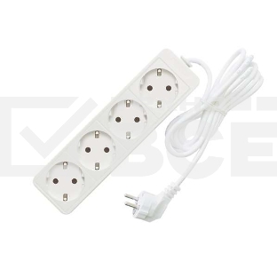 Удлинитель 4х5м с заземл. 16А IP20 3.5кВт Союз 481S-6405
