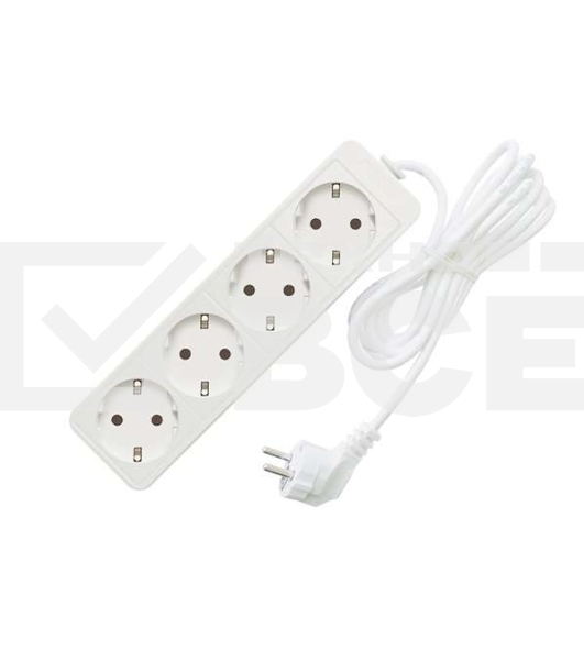 Удлинитель 4х5м с заземл. 16А IP20 3.5кВт Союз 481S-6405