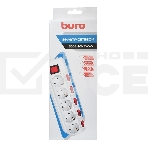 Сетевой фильтр Buro 500SH-5-SW-W 5м (5 розеток) белый (коробка), фото3