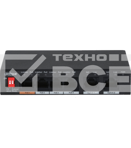 Коммутатор Dahua DH-PFS3006-4ET-60