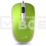 Мышь проводная Genius DX-120 зеленый, 1000 dpi, USB, кнопки - 3, фото3