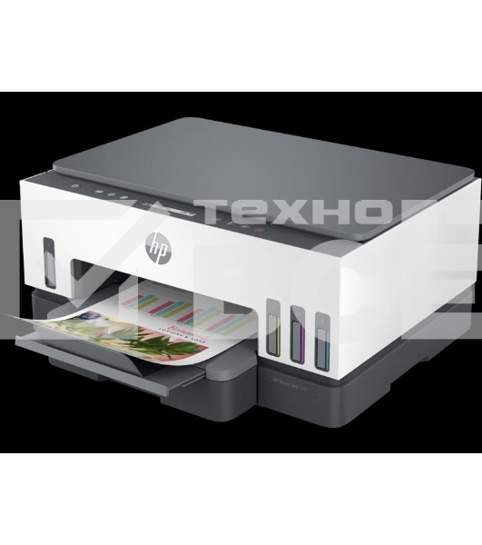 МФУ струйный HP Smart Tank 720 (6UU46A), A4, цветной, печ. до 15 стр/мин. (ч/б) до 9 стр/мин. (цвет), 1200x1200dpi (ч/б) 1200 x 4800 dpi (цвет), USB, Wi-Fi, BlueTooth, Air Print, Mopria