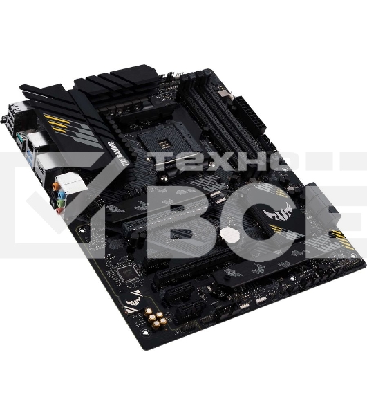Материнская плата ASUS TUF GAMING B550-PRO, AM4, AMD B550, 4xDDR4, 6xSATA, 2xM.2, 1xPCIe 4.0 x16, 1xPCIe 3.0 x16, 3xPCIe x1, 1xHDMI, 1xDP, 1x 2.5Gb LAN, 4xUSB 2.0, 2xUSB 3.2 Gen 1, 1xUSB 3.2 Gen 2, 1xUSB-C 3.2 Gen 2, 5x3.5 мм, 7.1, ATX
