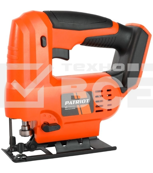 Лобзик электрический Аккумуляторный PATRIOT LS 500UES. 0-2400об/мин. Дерево/железо: 51мм/2мм, Маятниковый ход: 4позиции.