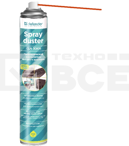Баллон со сжатым воздухом Defender DUSTER 1000ML/720ML
