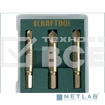 Набор экстракторов Kraftool для выкручивания крепежа с износом граней шлица до 95%.PH1/PZ1,PH2/PZ2,PH3/PZ3,3 предмета, фото2