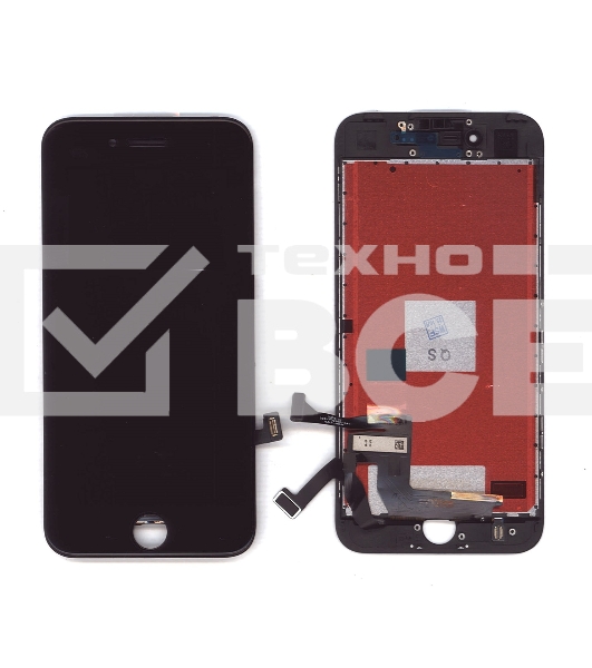 Дисплей Amperin для Apple iPhone 7 в сборе с тачскрином (IPS), черный