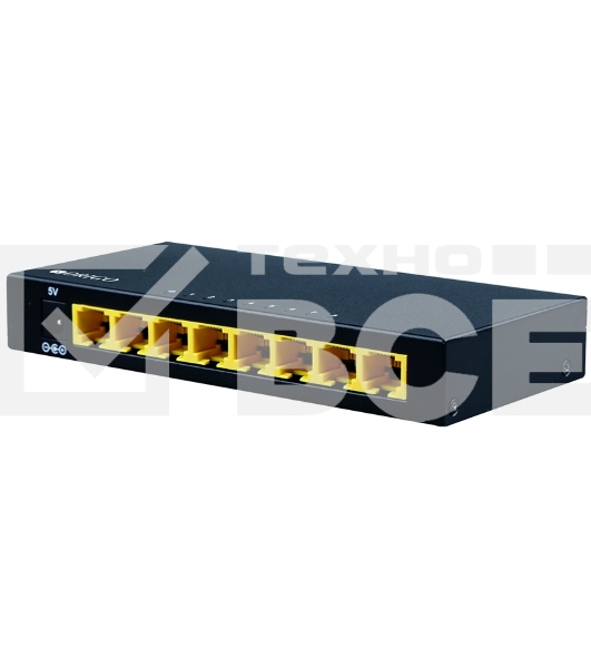 Коммутатор неуправляемый ORIGO Unmanaged Switch, 8x1000Base-T, metal case