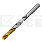 Сверло спиральное по металлу 8,5 x 117мм, Р6М5, Golden Tip, многогранная заточка Denzel, фото6