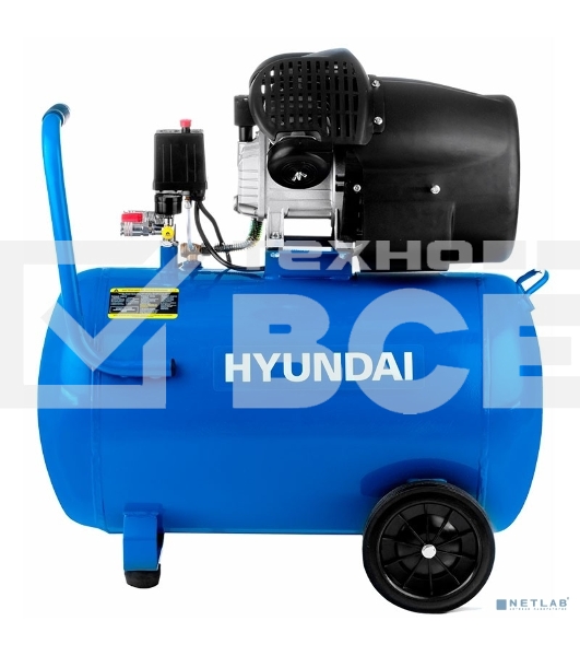 Компрессор поршневой Hyundai HYC 40100 масляный 400л/мин 100л 2200Вт