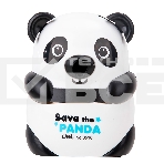 Точилка для карандашей механическая Deli Панда E0518, 1 отверстие, пластик, черный, фото2