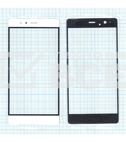 Стекло для Huawei P9 Plus белое