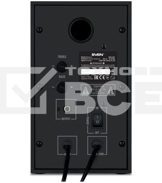 Колонки SVEN АС SPS-621, черный (28 Вт, Bluetooth)