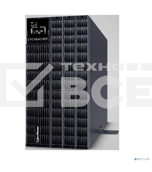 Источник бесперебойного питания CyberPower OLS10KERT5U Online 10000VA/10000W USB/RS-232/Dry/EPO/SNMP/CloudCard/(4 IEC С13, 4 IEC C19, terminal block)/bat.detect./МВ NEW