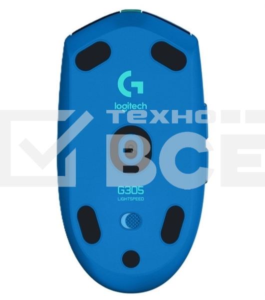 Мышь беспроводная Logitech G305 LIGHTSPEED синий, 12000 dpi, радиоканал, USB, кнопки - 6