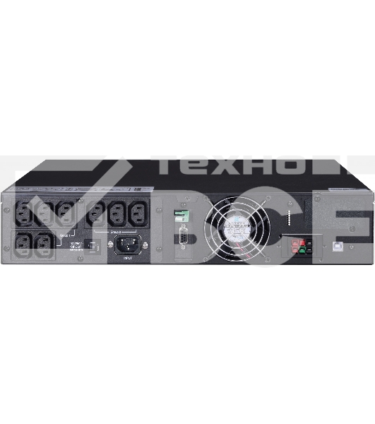 Источник бесперебойного питания Powercom Next, On-Line, 1000VA/1000W, Rack/Tower, 8*IEC320-C13, LCD, Serial+USB, SmartSlot, подкл. доп. Батарей (2027157)